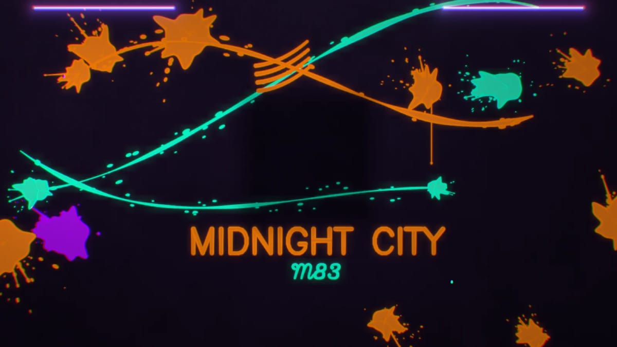 Blacklight: fluorescent paint under blacklight — screenshot of the Halofloor music visualizer
