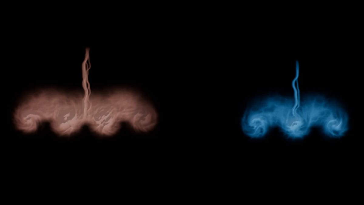 Ink: luminous ink in black water — screenshot of the Halofloor music visualizer