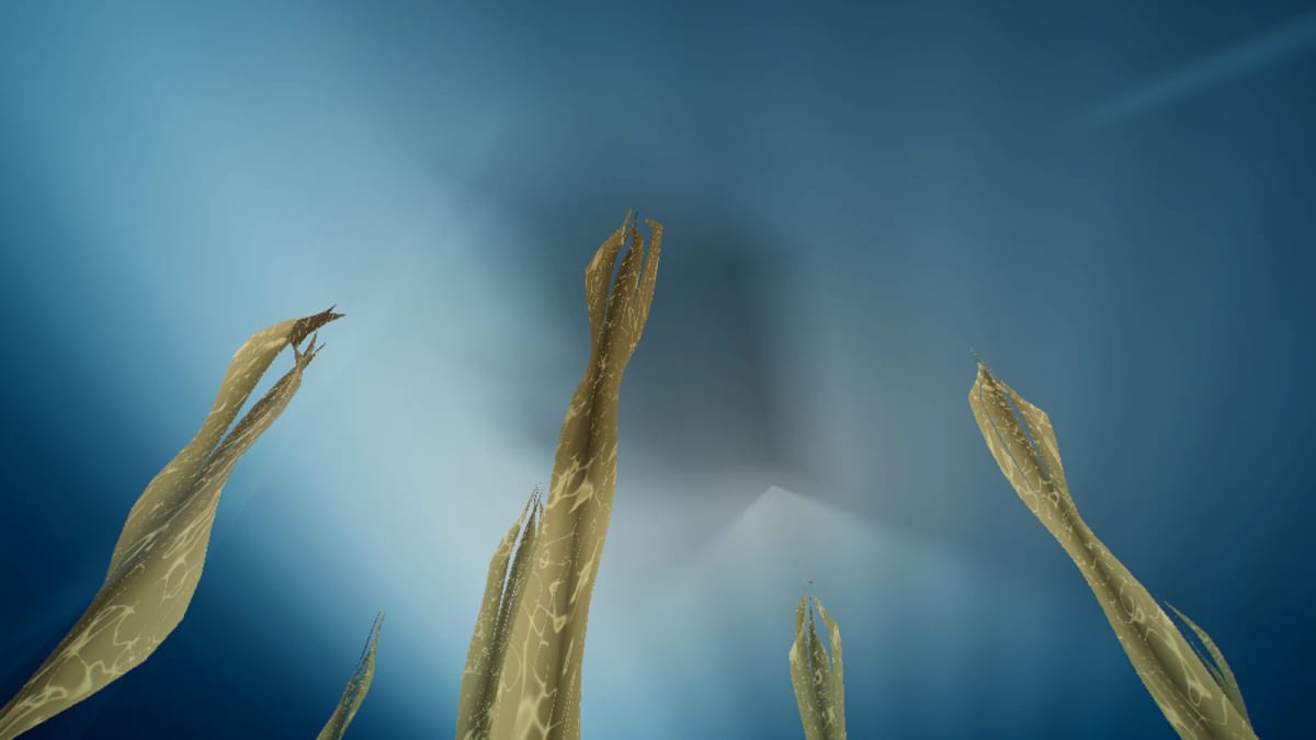 Kelp: an underwater kelp forest — screenshot of the Halofloor music visualizer
