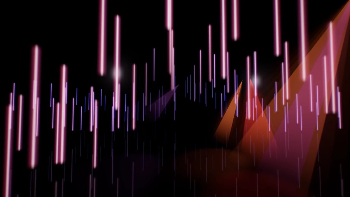 KineticRig: kinetic light tubes — screenshot of the Halofloor music visualizer