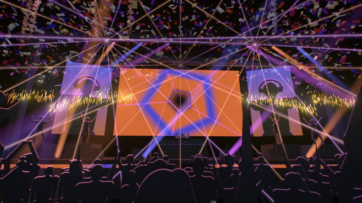 MainStage: a festival main stage — screenshot of the Halofloor music visualizer