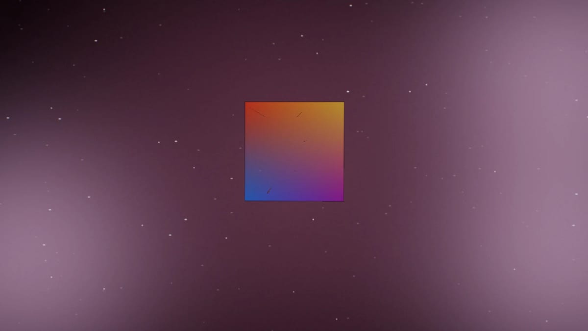 Shatter: glass artwork shattering — screenshot of the Halofloor music visualizer