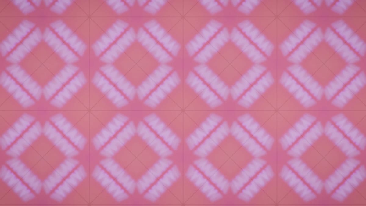 Tessel: kaleidoscopic wallpaper — screenshot of the Halofloor music visualizer