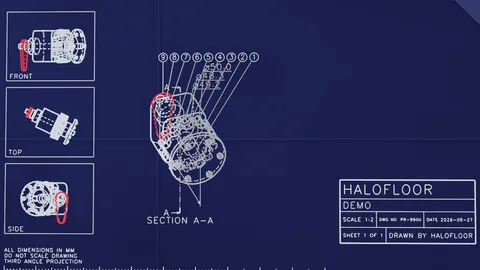 Blueprint : a technical blueprint drawn live