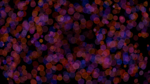 Bokeh : city lights out of focus