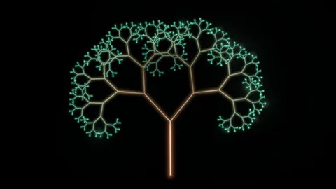 Branches : a neon tree growing to the beat
