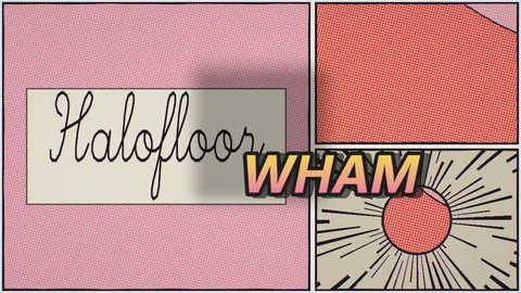 Comic : a pop-art comic page