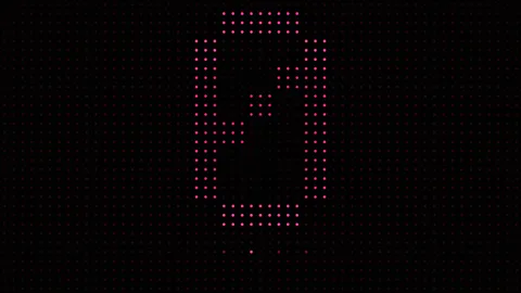 Drop Countdown : Giant red LED digit counting down to the drop