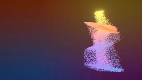 Dissolve : your album art in particles, disintegrating
