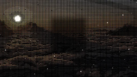 Glyphs : the screen in characters: big ASCII art