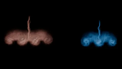 Ink : luminous ink in black water