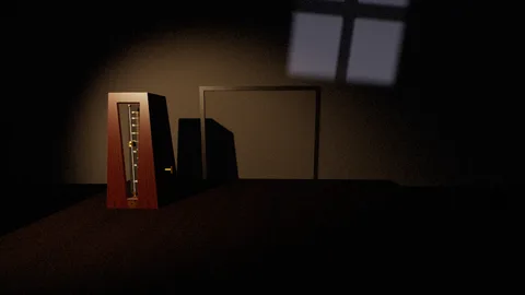 Metronome : a metronome in a dark room
