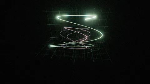 Scope3D : Green light curves coiling in three dimensions