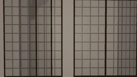 Shoji : Japanese paper screens in soft light
